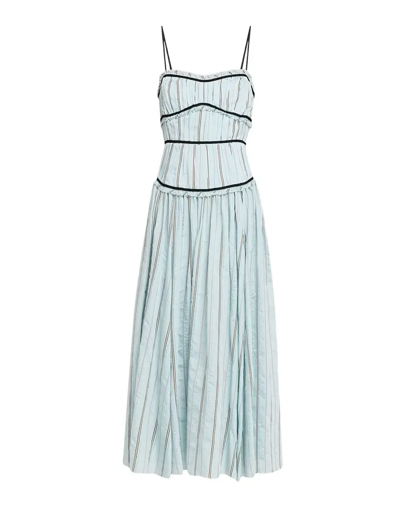 Cinq à Sept Celia Striped Maxi Dress | Image 1 Cinq à Sept Celia Striped Maxi Dress | Image 1