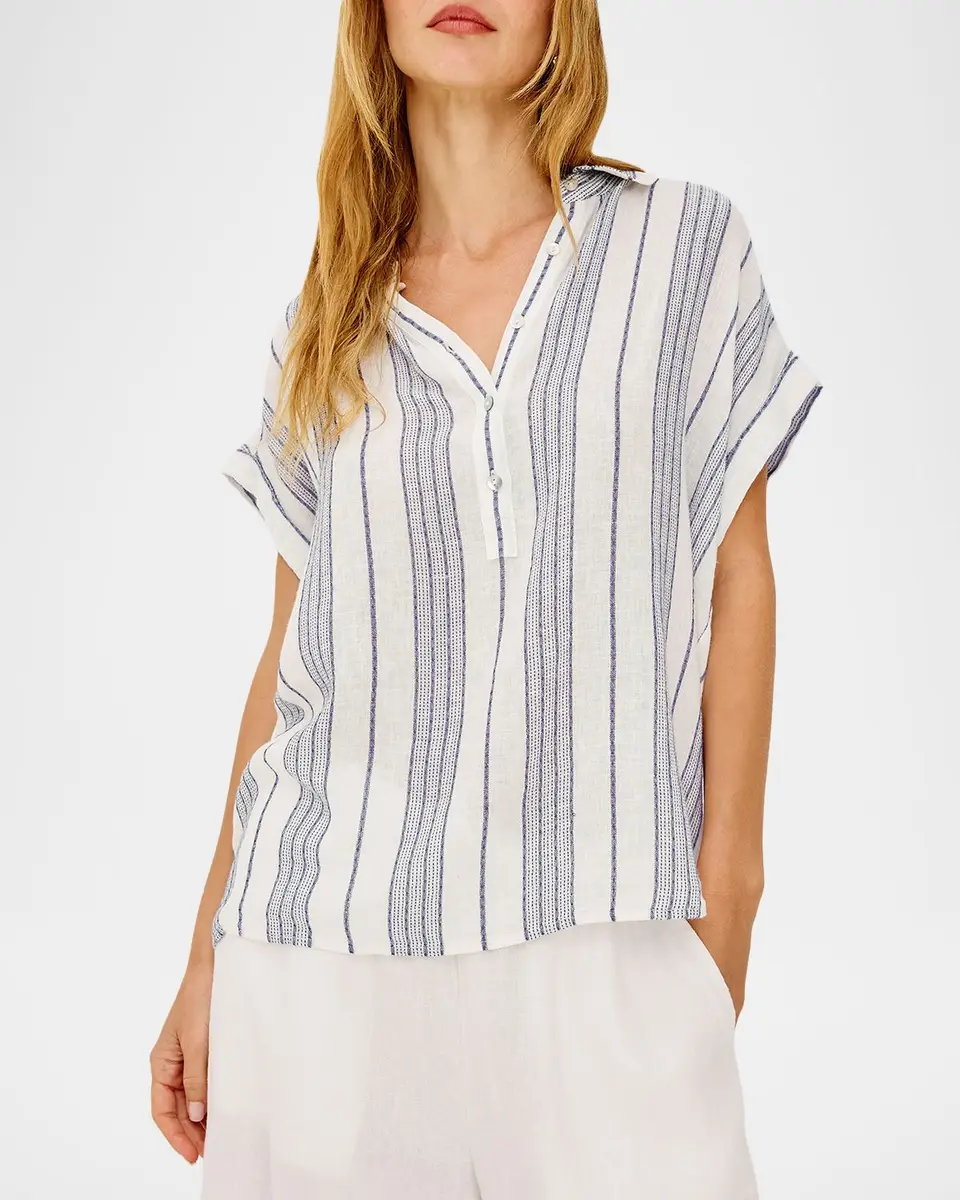 RAILS Tuscany Stripe Linen Top | Thumbnail 4