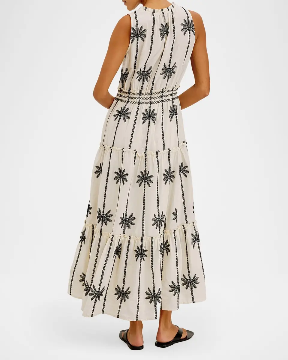 RAILS Loulou Embroidered Cotton Maxi Dress | Thumbnail 3 RAILS Loulou Embroidered Cotton Maxi Dress | Thumbnail 3