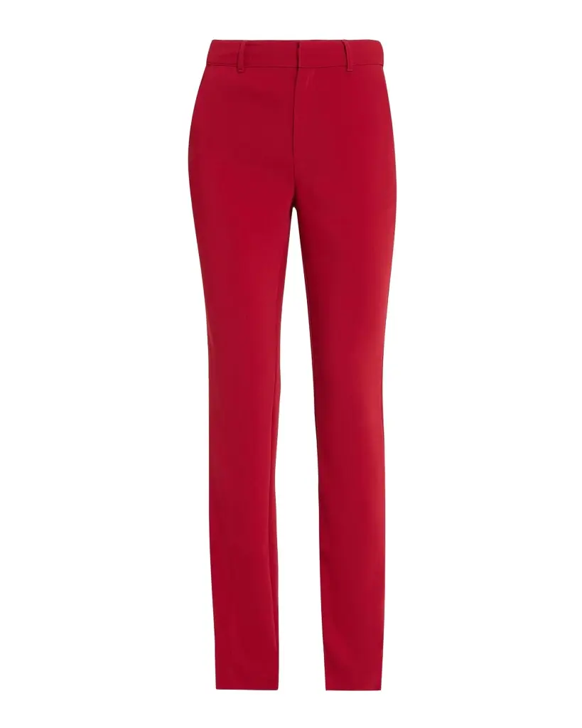 Cinq à Sept Kerry Slim Straight-Leg Crepe Pants | Image 1 Cinq à Sept Kerry Slim Straight-Leg Crepe Pants | Image 1
