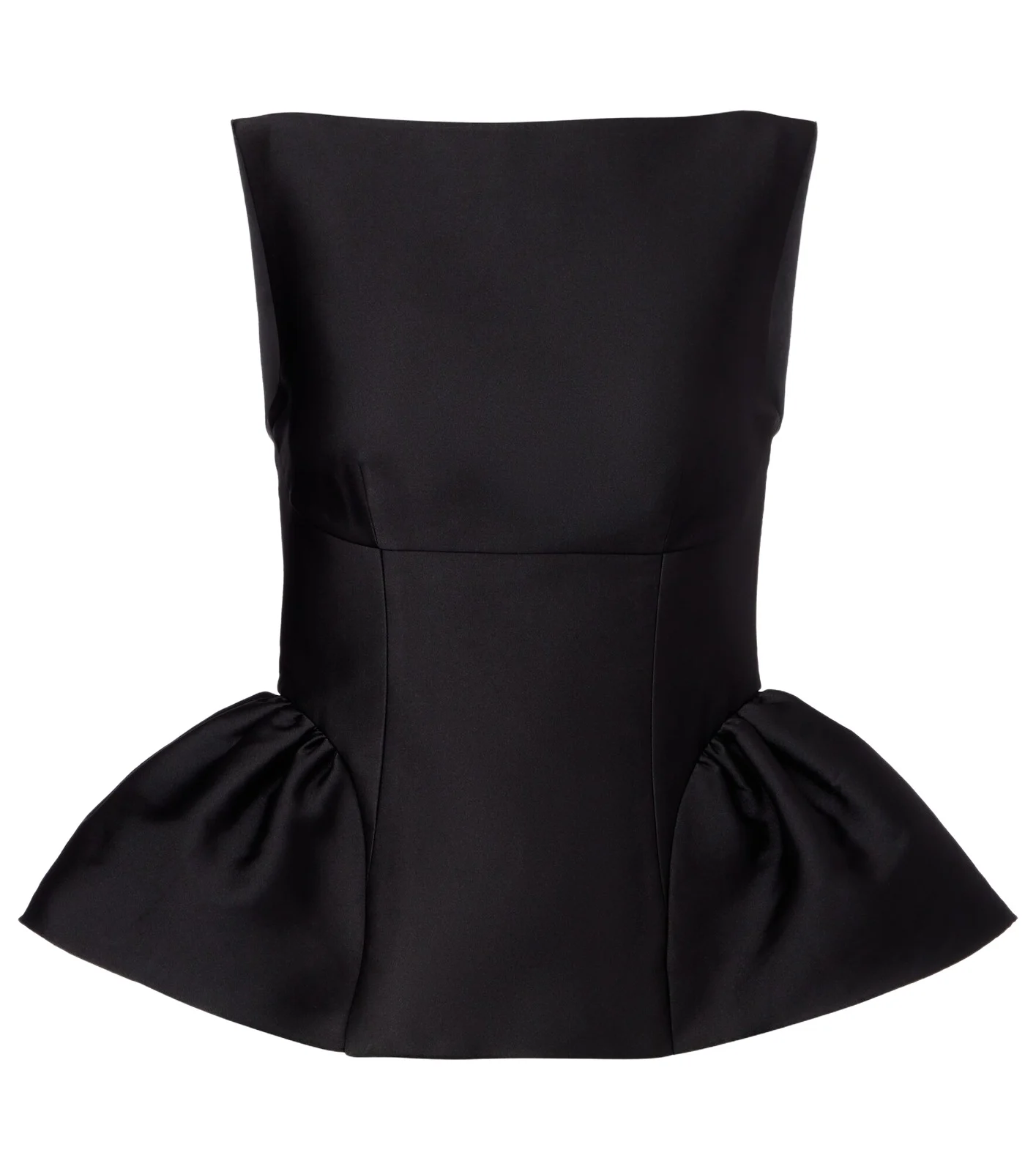Peplum taffeta top Peplum taffeta top