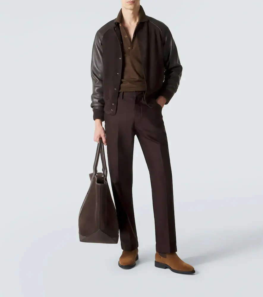 Tom Ford Silk and cotton piqué polo shirt | Thumbnail 4