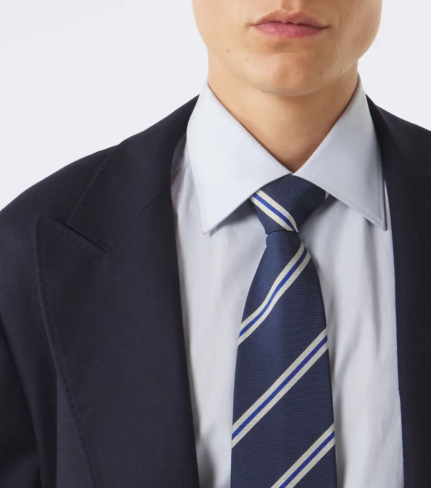 dunhill Striped silk tie | Thumbnail 3