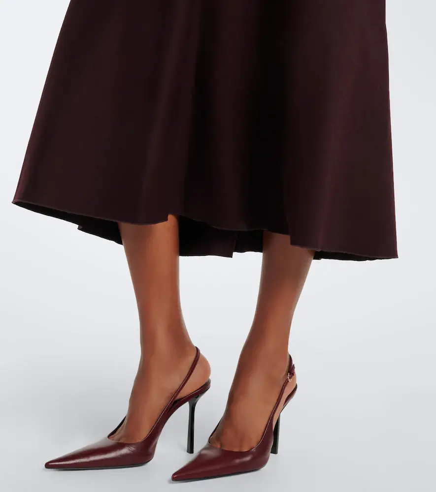 Victoria Beckham Bela gathered virgin wool midi dress | Thumbnail 5 Victoria Beckham Bela gathered virgin wool midi dress | Thumbnail 5
