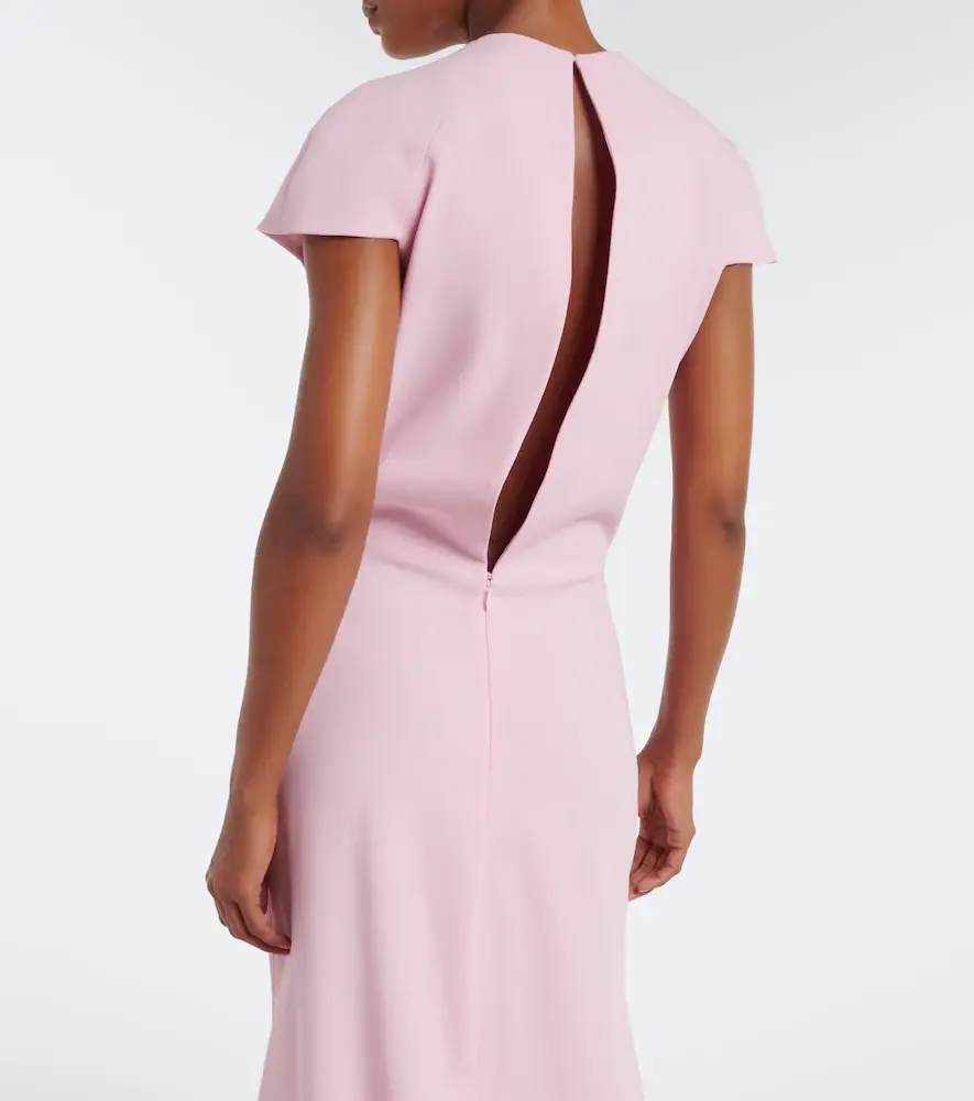 Jil Sander Open-back virgin wool gown | Thumbnail 4