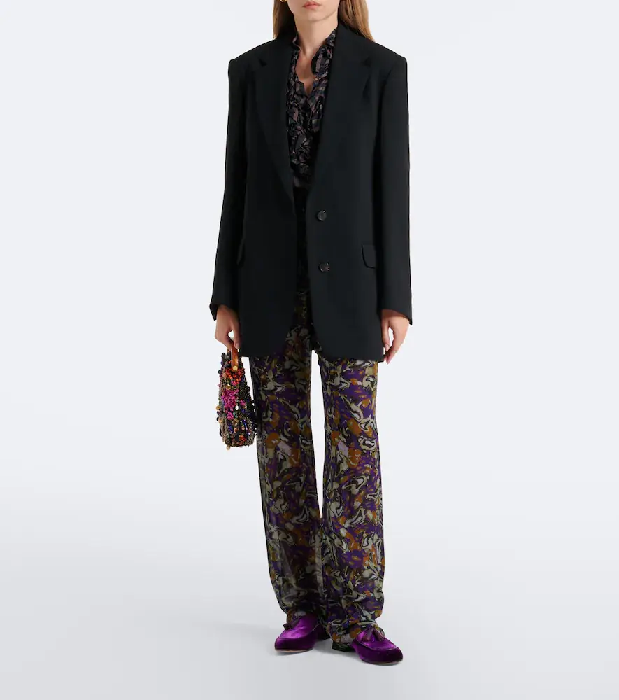 Gianvito Rossi Tasseled velvet loafers | Thumbnail 5