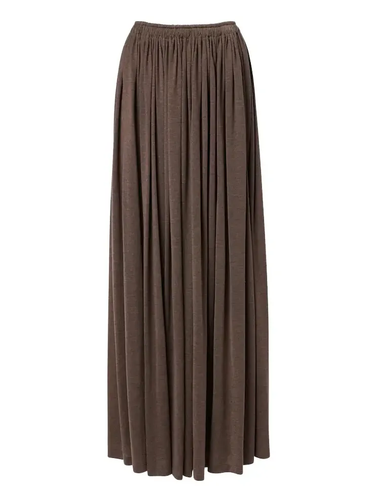 Jersey maxi skirt