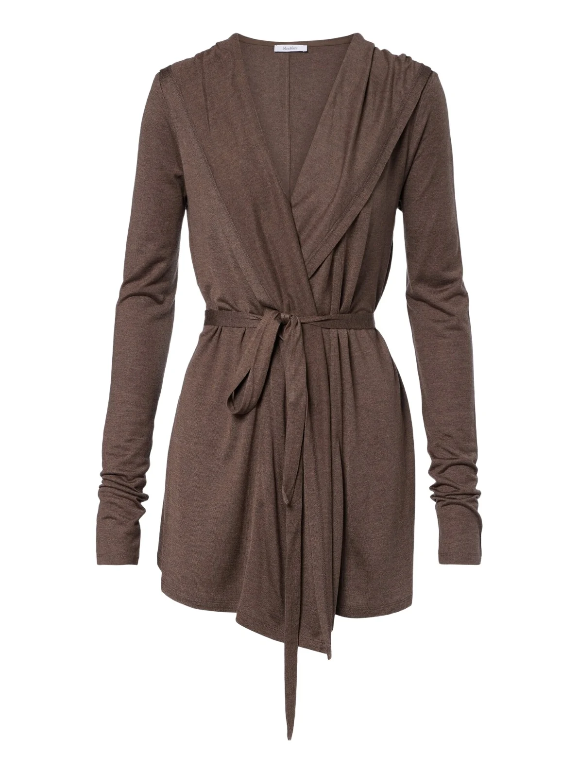 Jersey wrap cardigan