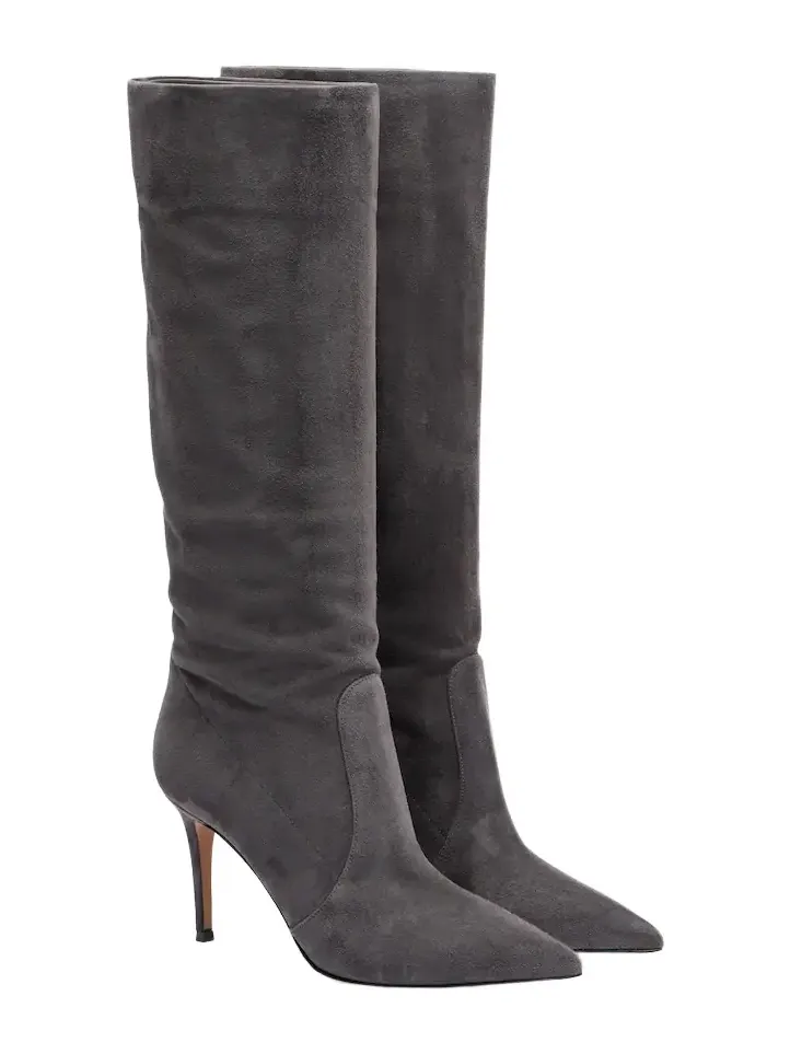 Gianvito Rossi Hansen suede knee-high boots