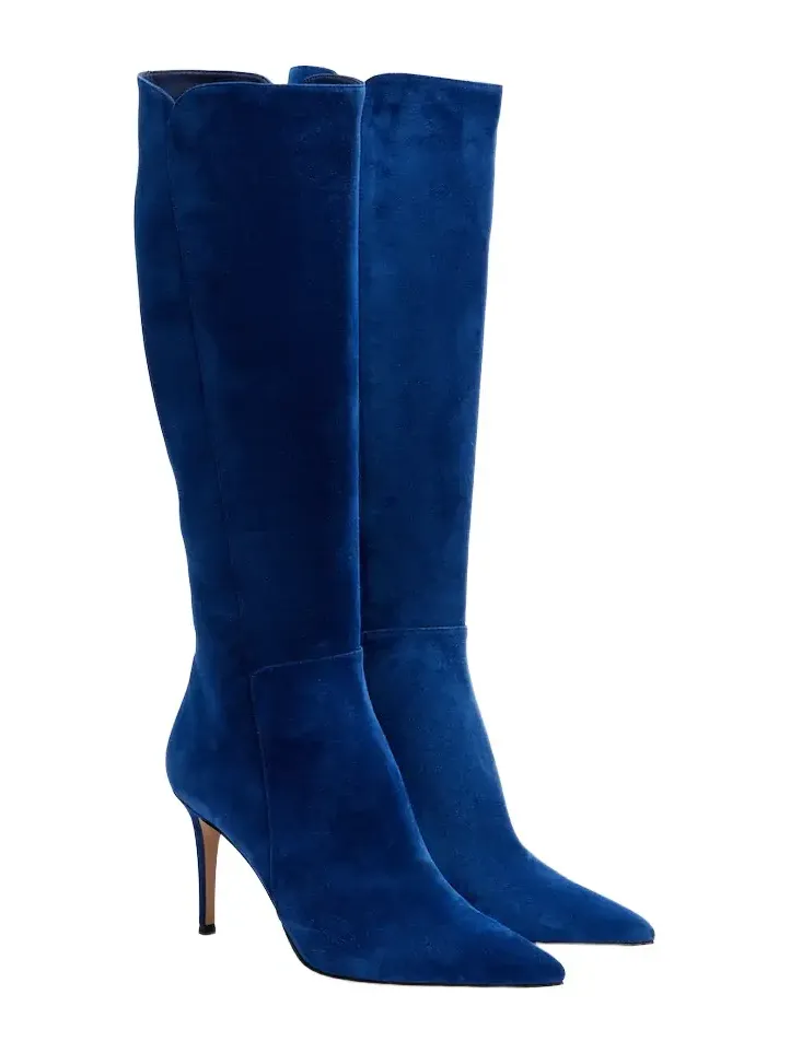Suede knee-high boots Suede knee-high boots