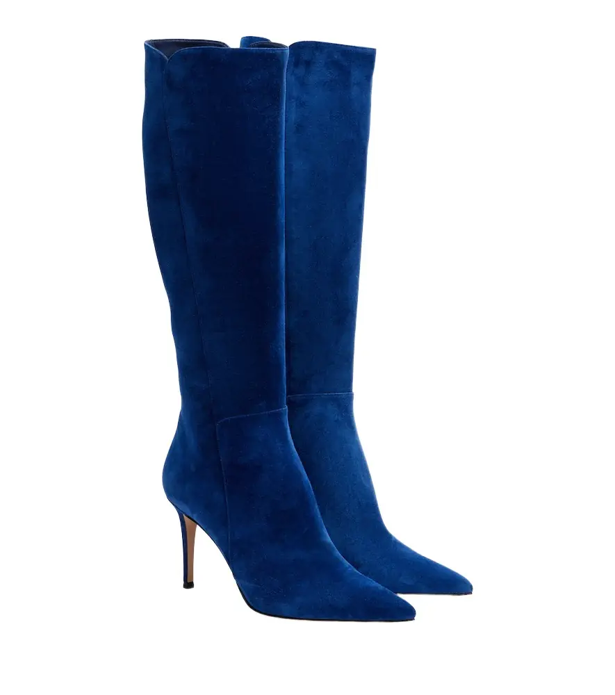 Gianvito Rossi Suede knee-high boots | Image 1 Gianvito Rossi Suede knee-high boots | Image 1