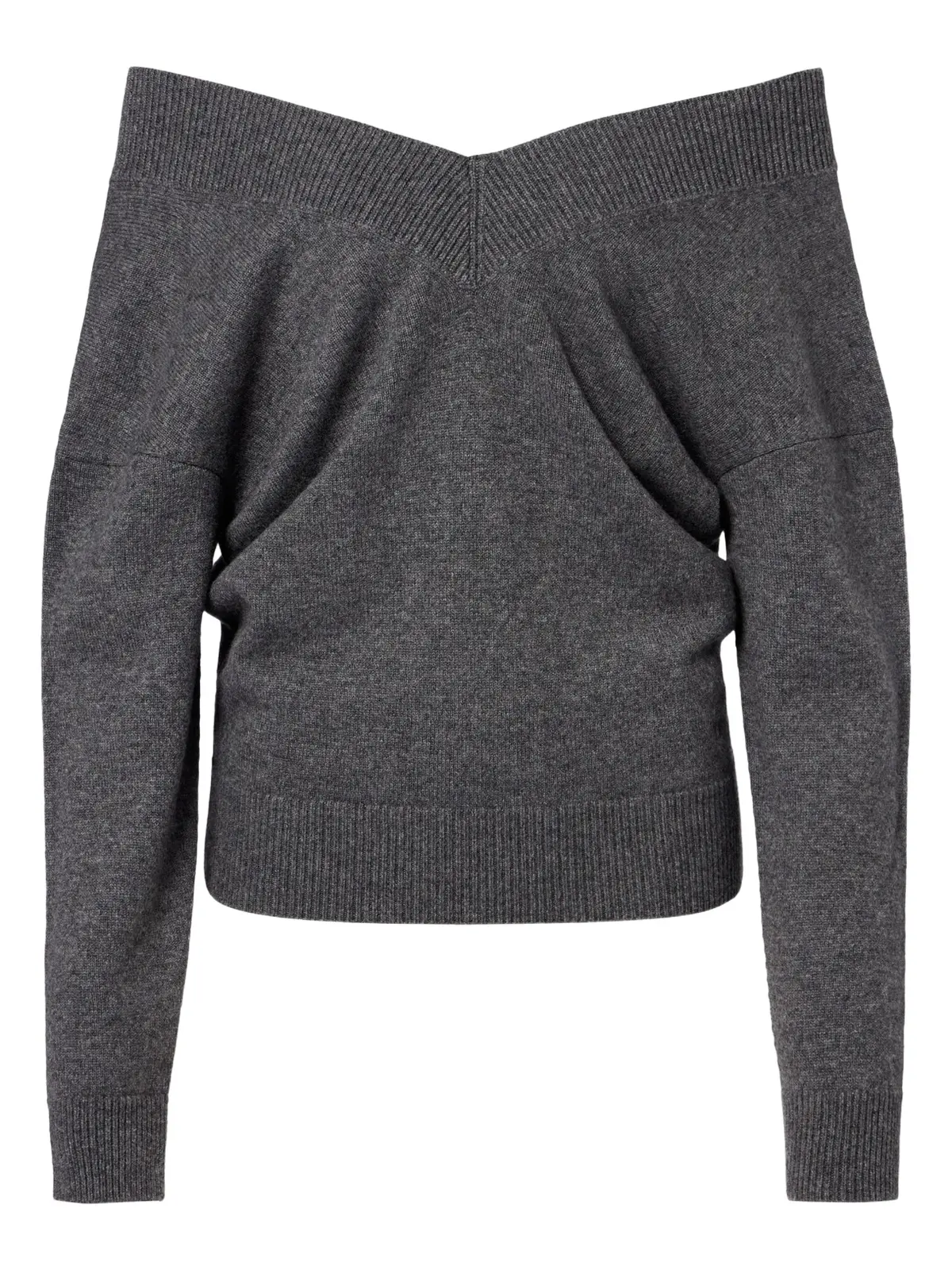 Off-shoulder cashmere sweater Off-shoulder cashmere sweater