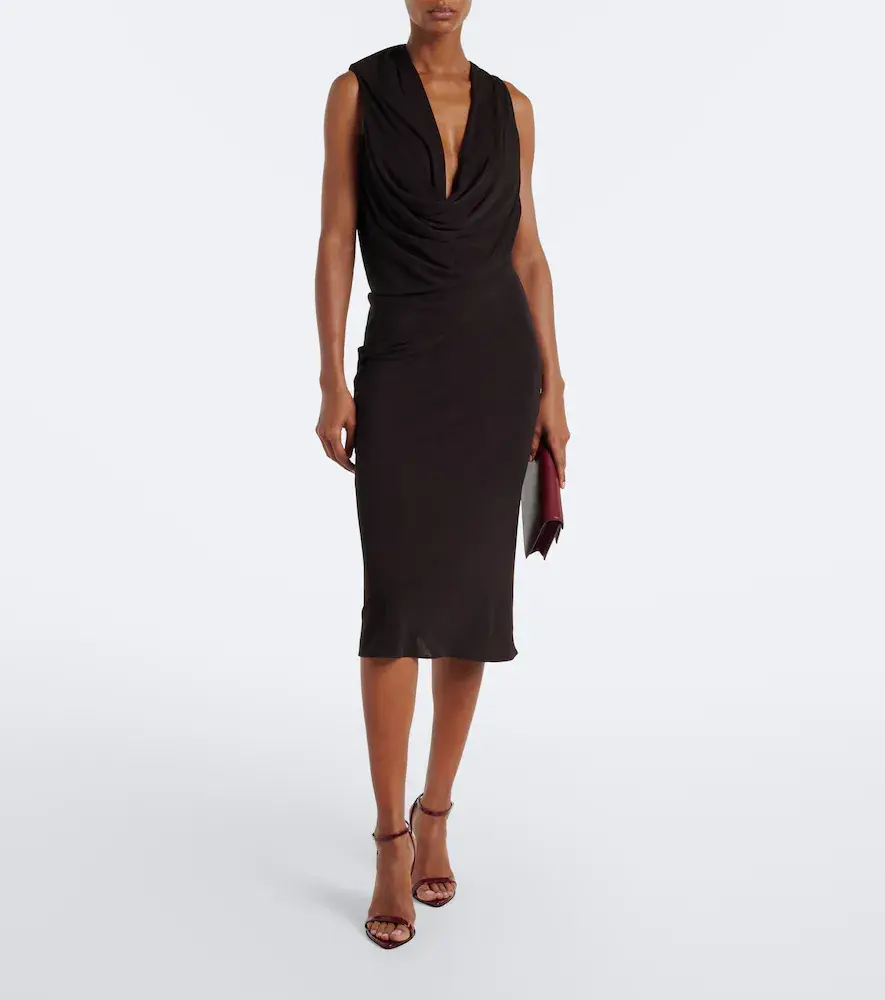 Tom Ford Crêpe jersey midi dress | Thumbnail 3