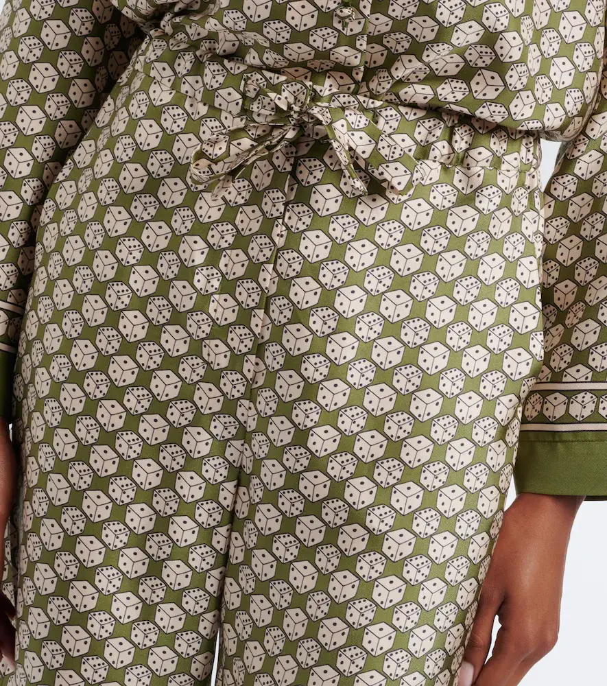 'S Max Mara 'S Max Mara Printed silk wide-leg pants | Thumbnail 4 'S Max Mara 'S Max Mara Printed silk wide-leg pants | Thumbnail 4