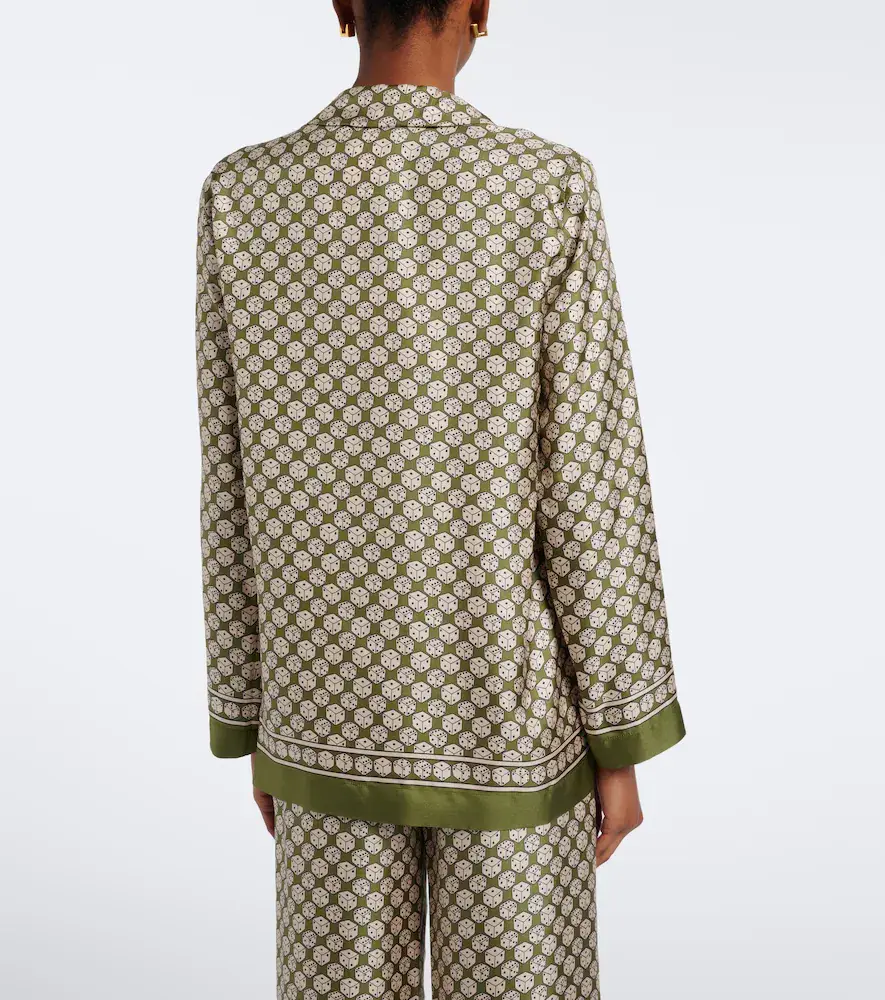 'S Max Mara 'S Max Mara Printed silk twill shirt | Thumbnail 3 'S Max Mara 'S Max Mara Printed silk twill shirt | Thumbnail 3