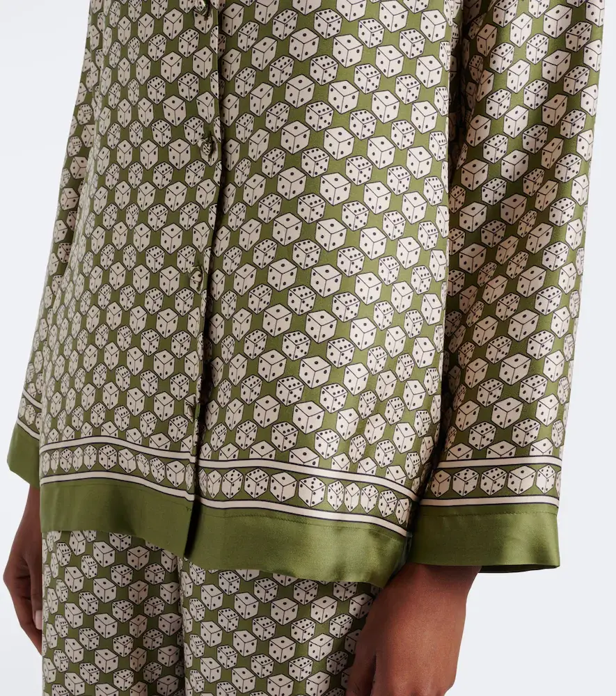 'S Max Mara 'S Max Mara Printed silk twill shirt | Thumbnail 4 'S Max Mara 'S Max Mara Printed silk twill shirt | Thumbnail 4