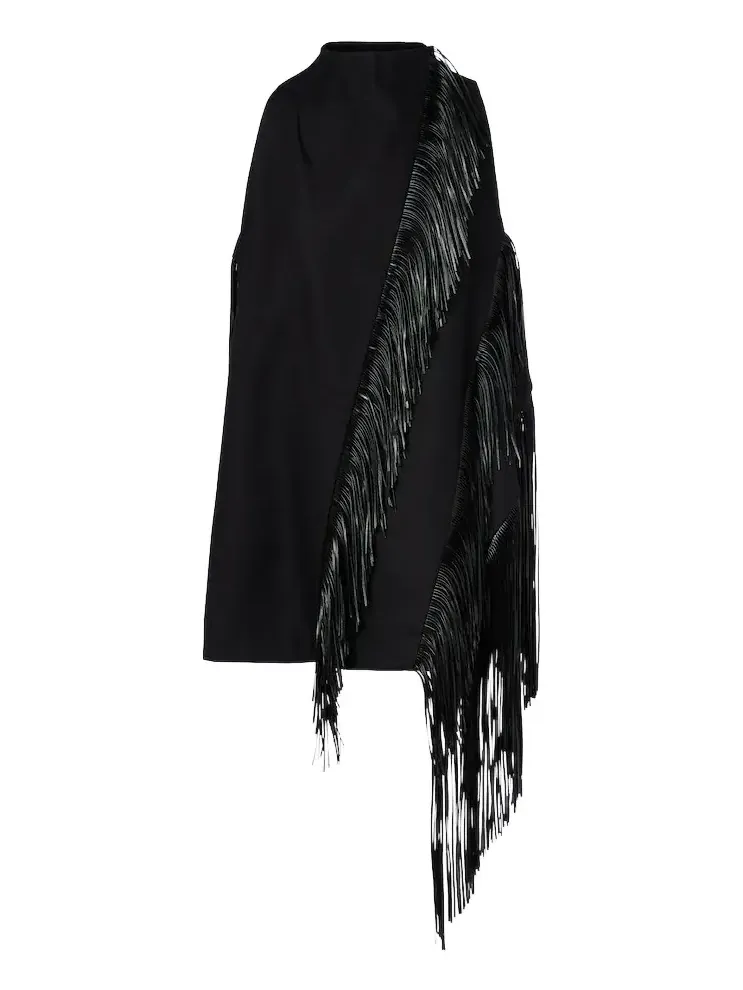 Fringed halterneck cotton top Fringed halterneck cotton top