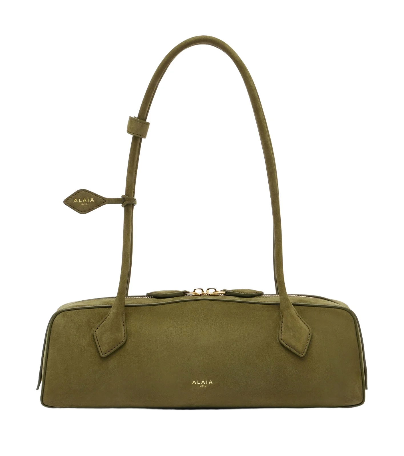 Alaïa Le Teckel Medium suede shoulder bag Alaïa Le Teckel Medium suede shoulder bag