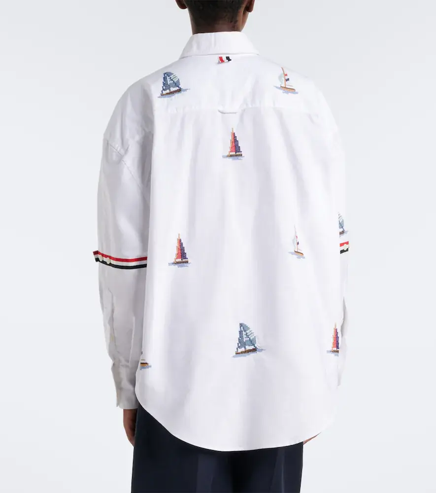 Thom Browne Printed cotton shirt | Thumbnail 6 Thom Browne Printed cotton shirt | Thumbnail 6