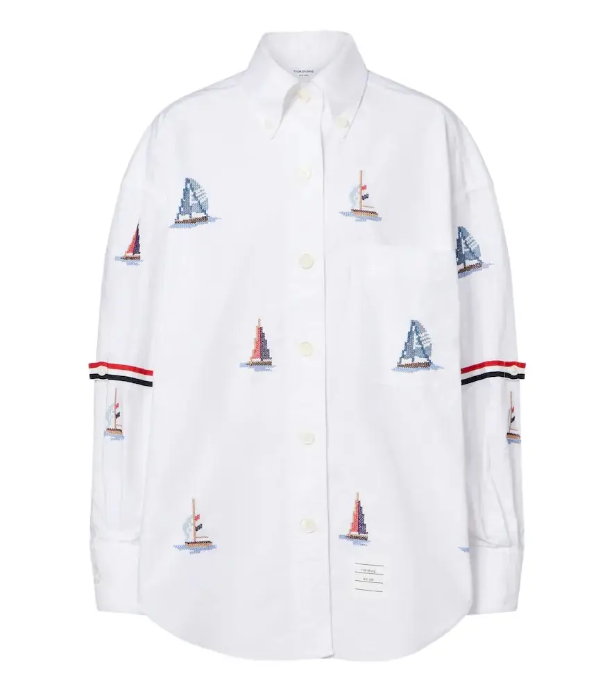 Thom Browne Printed cotton shirt | Image 1 Thom Browne Printed cotton shirt | Image 1