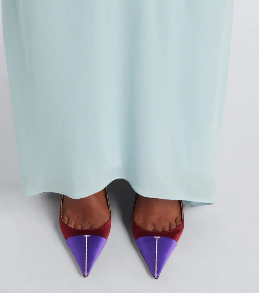Tom Ford Satin slingback pumps | Thumbnail 5 Tom Ford Satin slingback pumps | Thumbnail 5