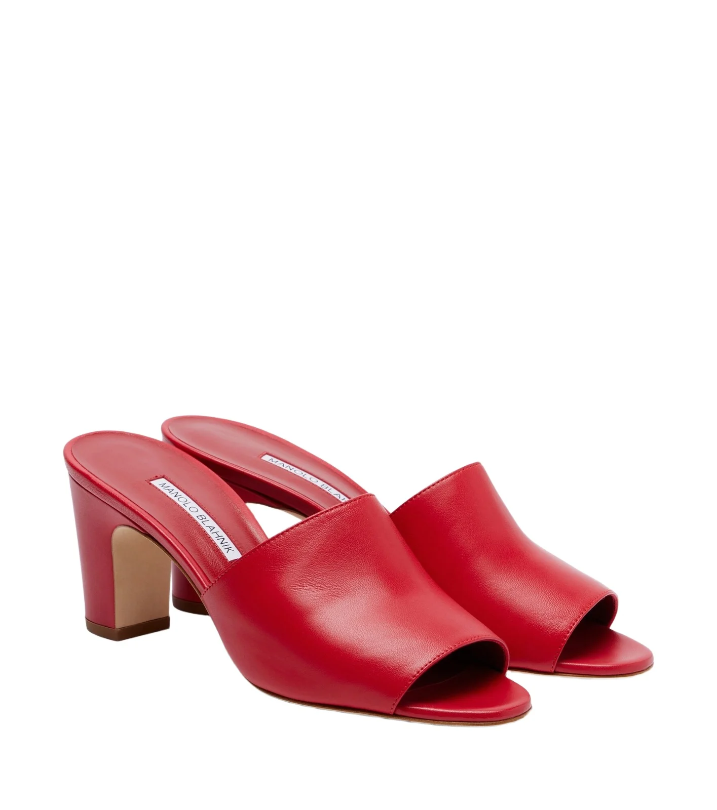 Manolo Blahnik Rapalla leather mules