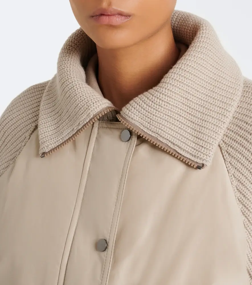 Brunello Cucinelli Wool, cashmere, and silk down jacket | Thumbnail 7