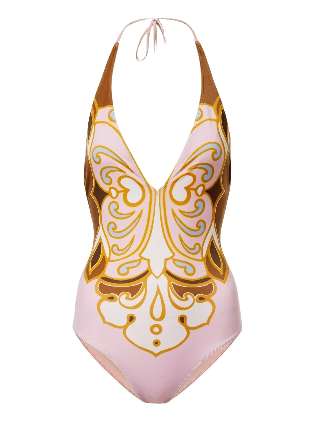 Printed halterneck swimsuit Printed halterneck swimsuit