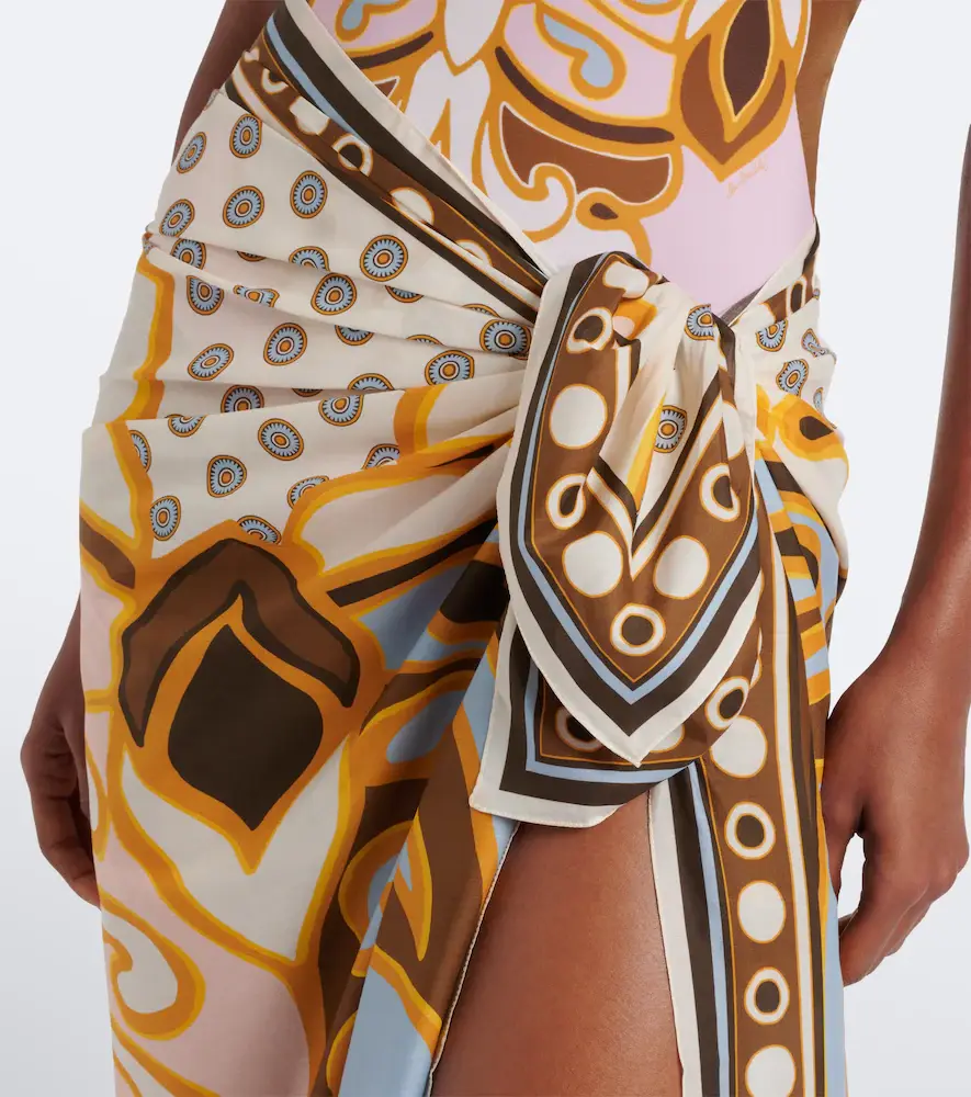 La DoubleJ Printed cotton beach cover-up | Thumbnail 3