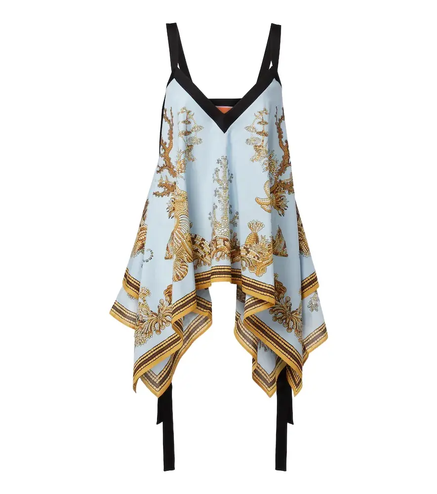 La DoubleJ Printed asymmetric cotton top | Image 1 La DoubleJ Printed asymmetric cotton top | Image 1