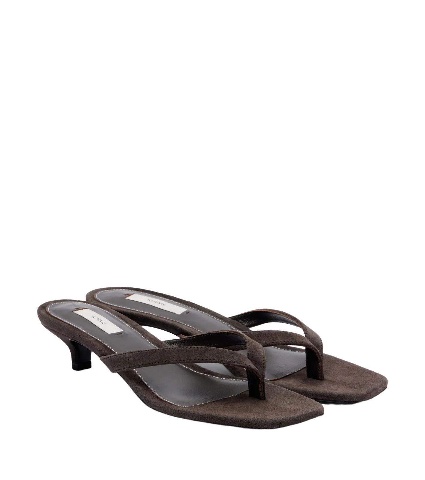 TOTEME Suede thong sandals
