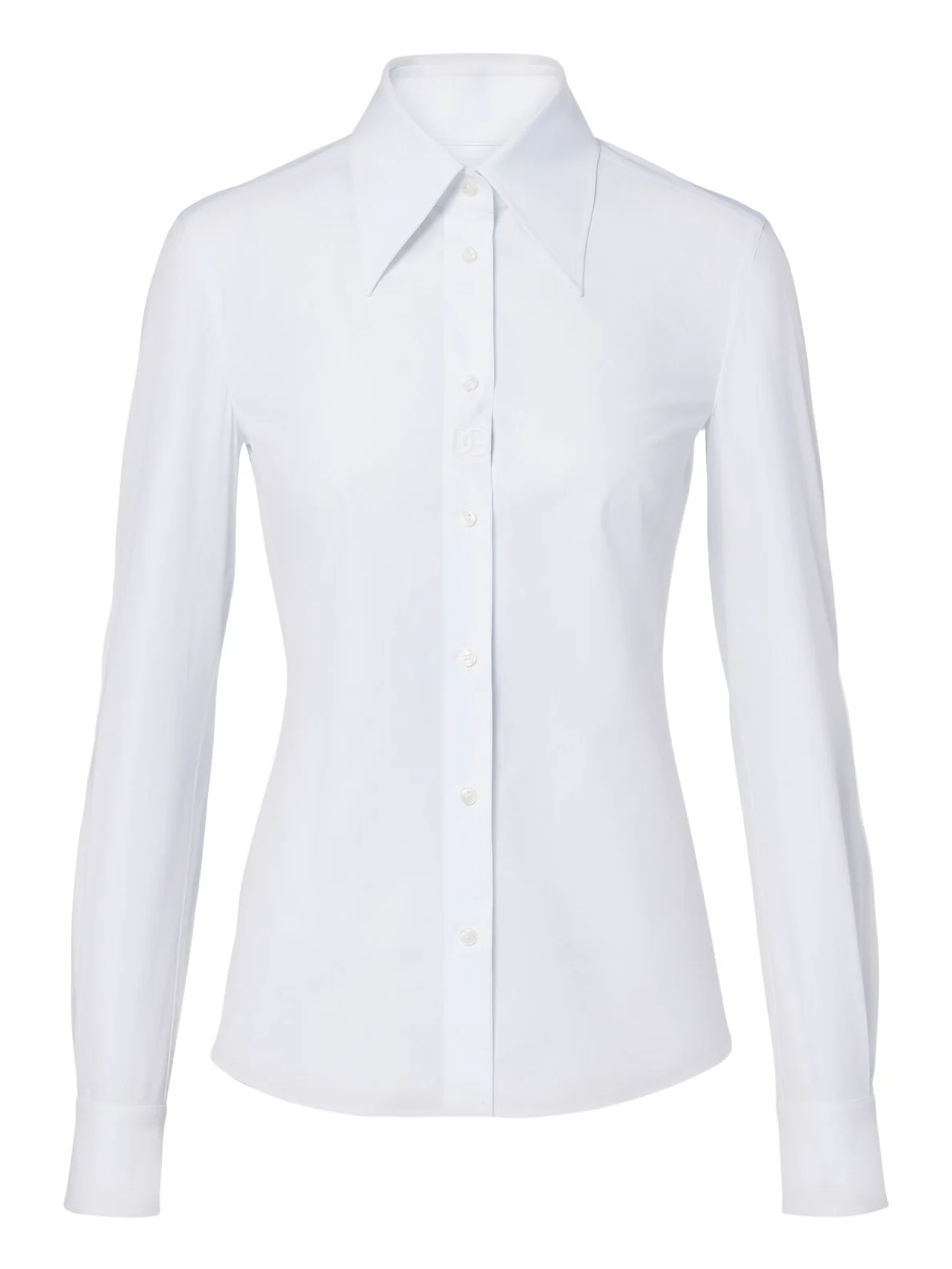 Cotton-blend poplin shirt