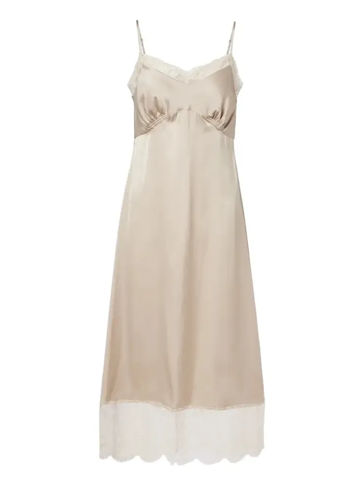 Satin slip dress