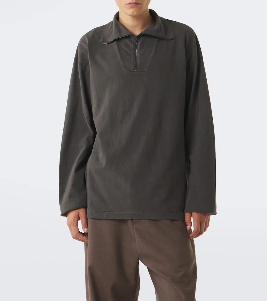 The Row Marcielo cotton half-zip top | Thumbnail 4 The Row Marcielo cotton half-zip top | Thumbnail 4