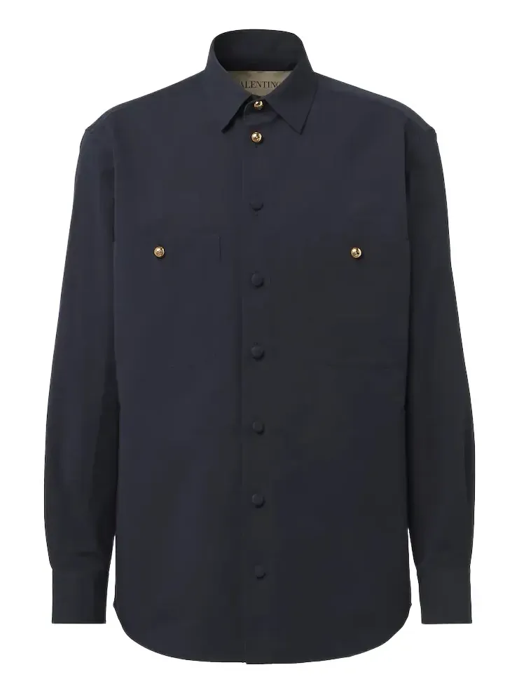 Cotton and silk shirt