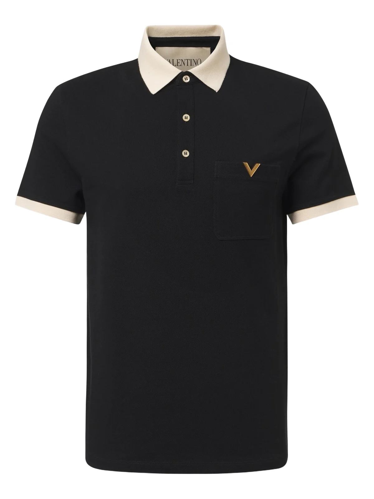 VLogo cotton piqué polo shirt VLogo cotton piqué polo shirt