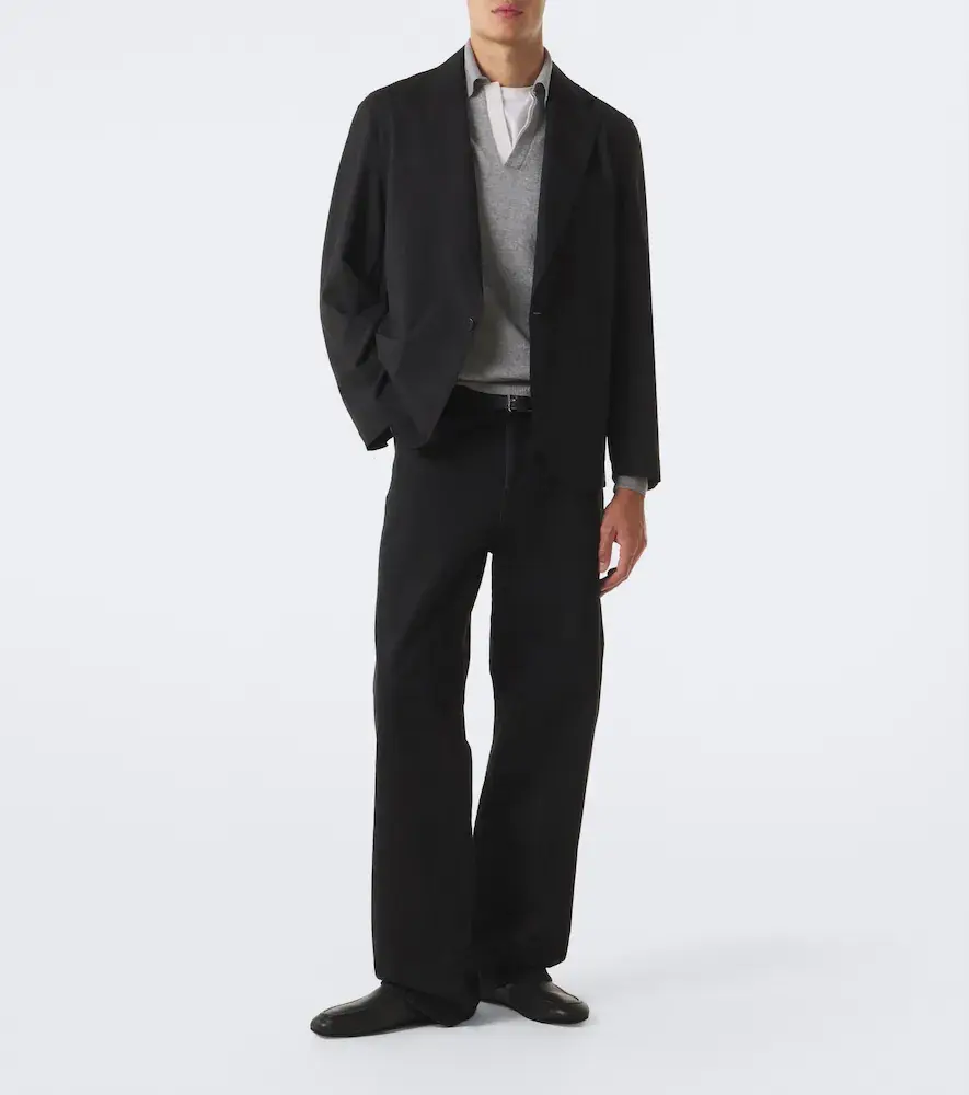 Lardini Virgin wool and cashmere polo sweater | Thumbnail 2