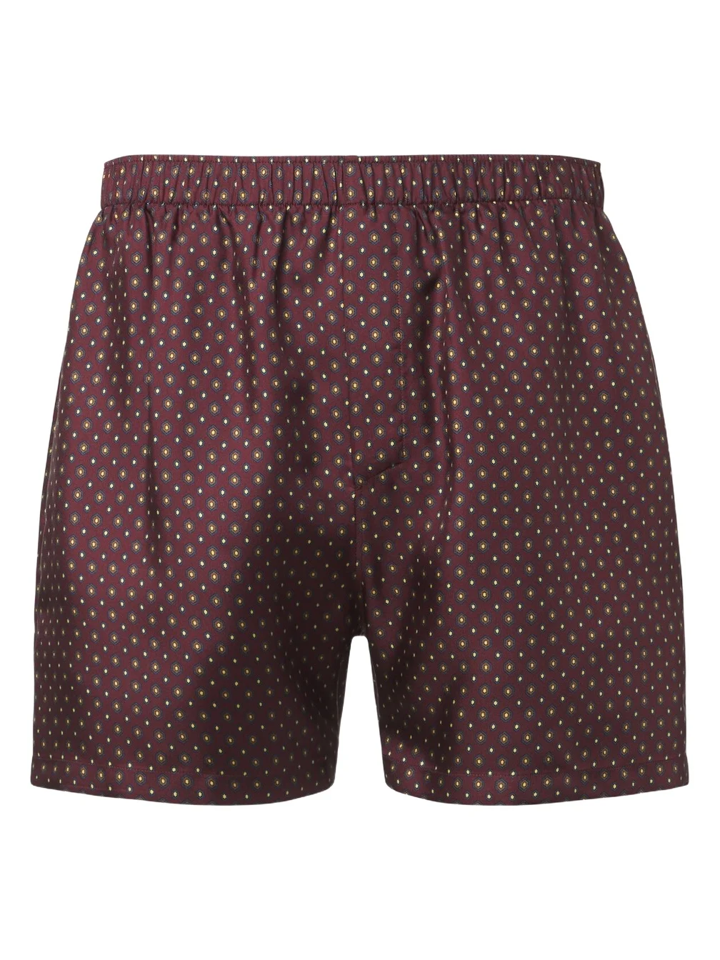 Saint Laurent Printed silk shorts