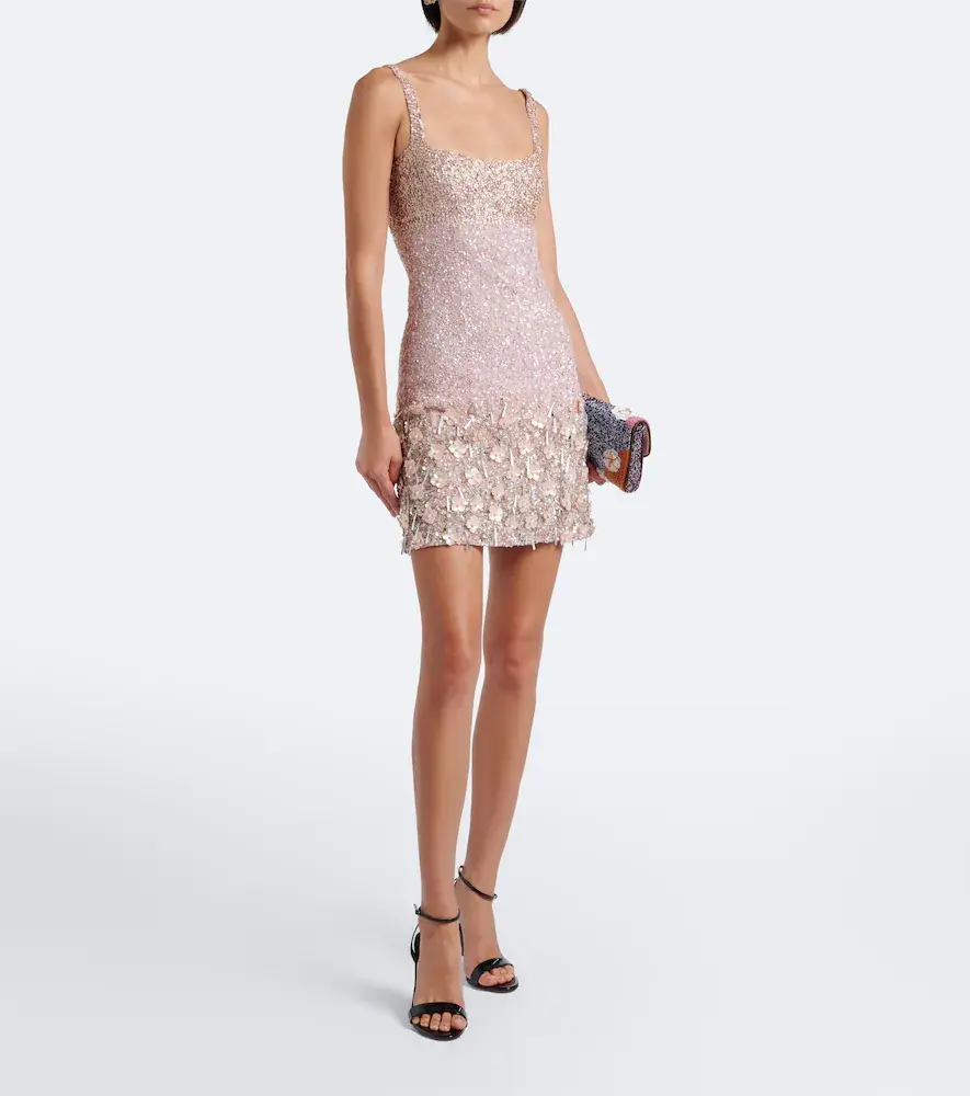LA FUORI Là Fuori Maris embellished minidress | Thumbnail 5
