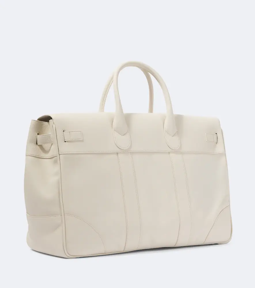 Brunello Cucinelli Logo leather duffel bag | Thumbnail 6 Brunello Cucinelli Logo leather duffel bag | Thumbnail 6