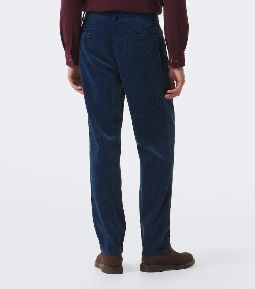 Brunello Cucinelli Cotton corduroy straight pants | Thumbnail 5