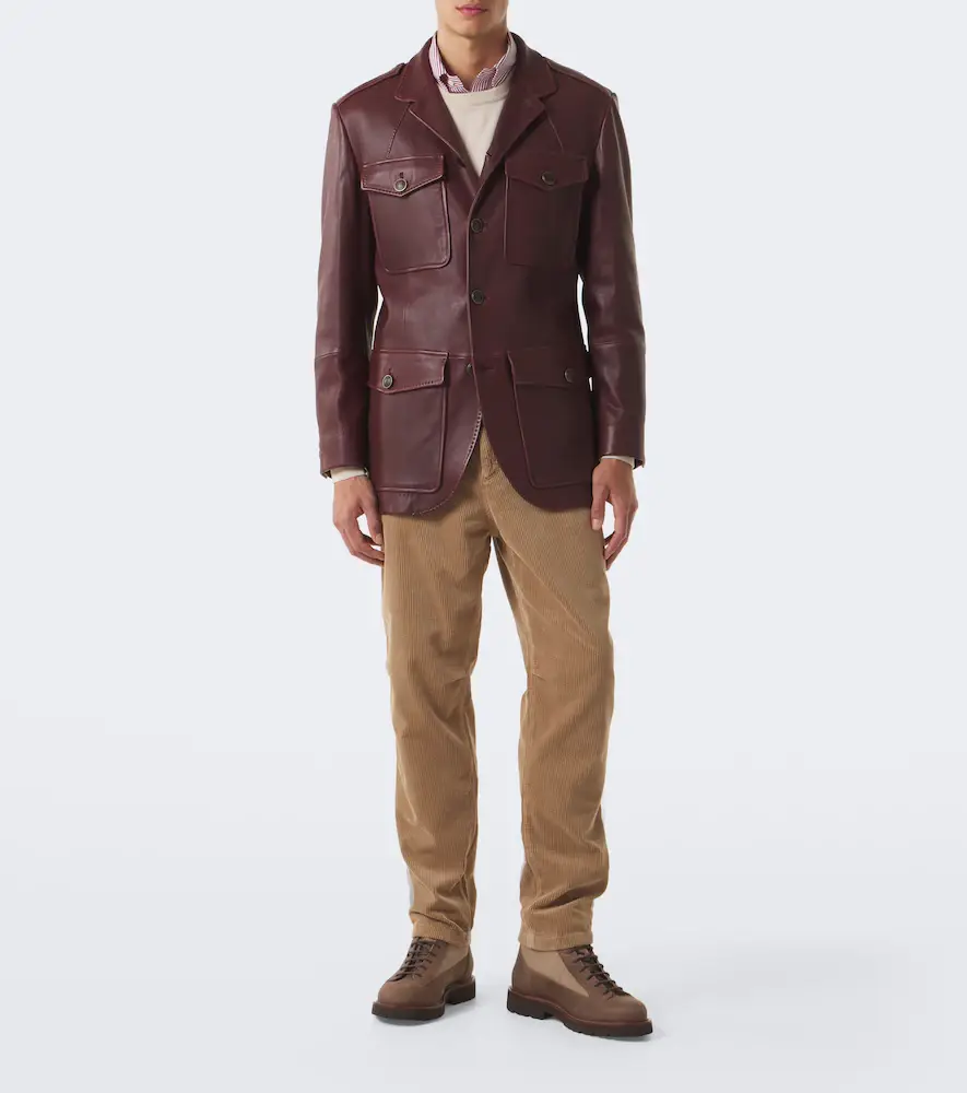 Brunello Cucinelli Cotton corduroy straight pants | Thumbnail 2 Brunello Cucinelli Cotton corduroy straight pants | Thumbnail 2