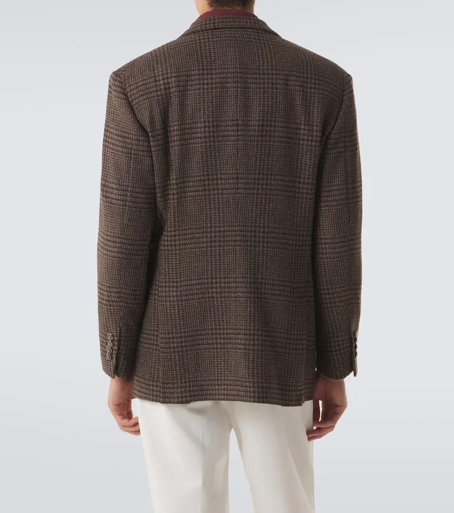 Brunello Cucinelli Prince of Wales check cashmere blazer | Thumbnail 3 Brunello Cucinelli Prince of Wales check cashmere blazer | Thumbnail 3