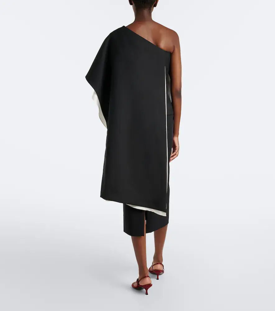 RÓHE Róhe One-shoulder caped wool-blend top | Thumbnail 2 RÓHE Róhe One-shoulder caped wool-blend top | Thumbnail 2