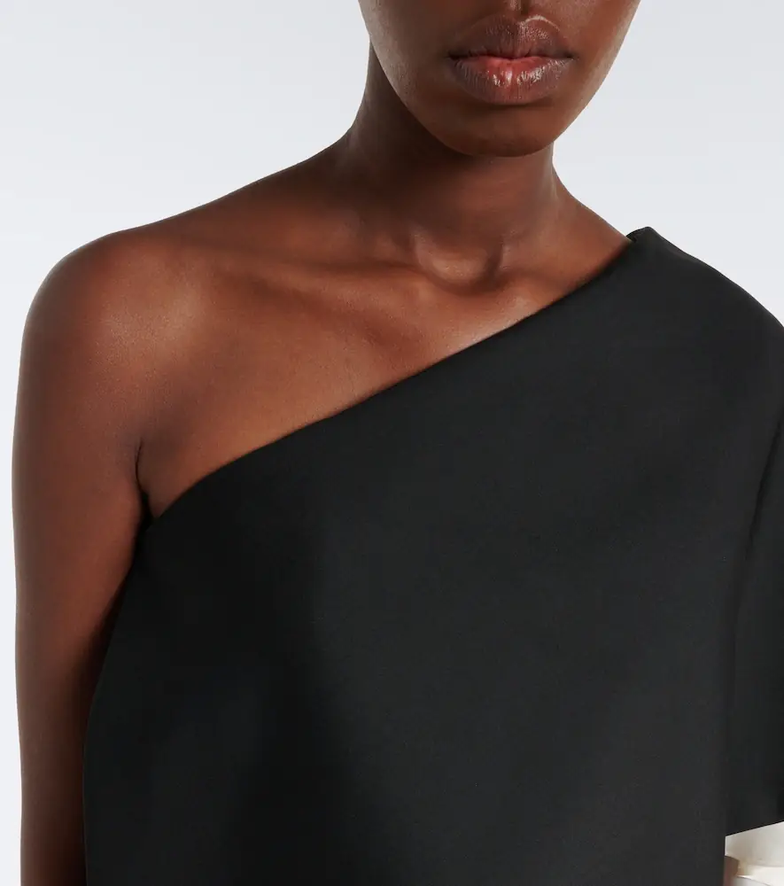 RÓHE Róhe One-shoulder caped wool-blend top | Thumbnail 3 RÓHE Róhe One-shoulder caped wool-blend top | Thumbnail 3