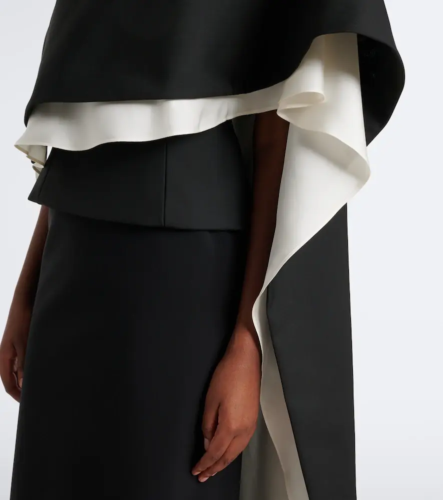 RÓHE Róhe One-shoulder caped wool-blend top | Thumbnail 5 RÓHE Róhe One-shoulder caped wool-blend top | Thumbnail 5