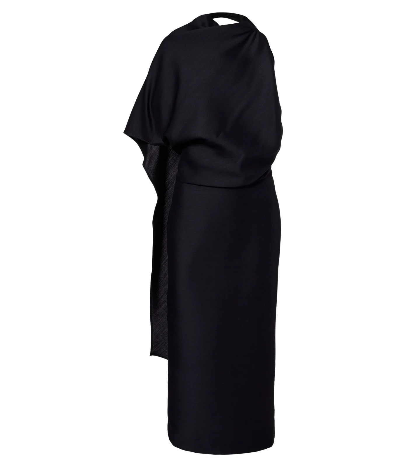 Róhe Draped open-back midi dress