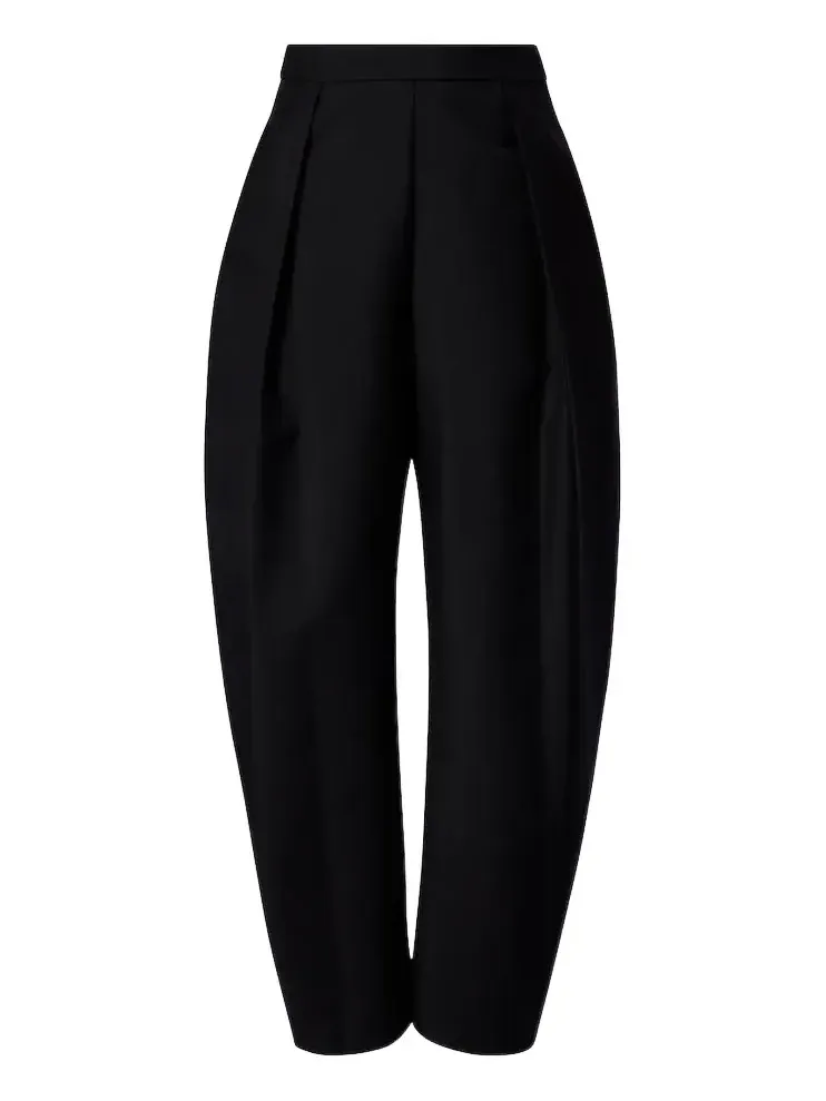 Róhe Wool and mohair barrel pants Róhe Wool and mohair barrel pants