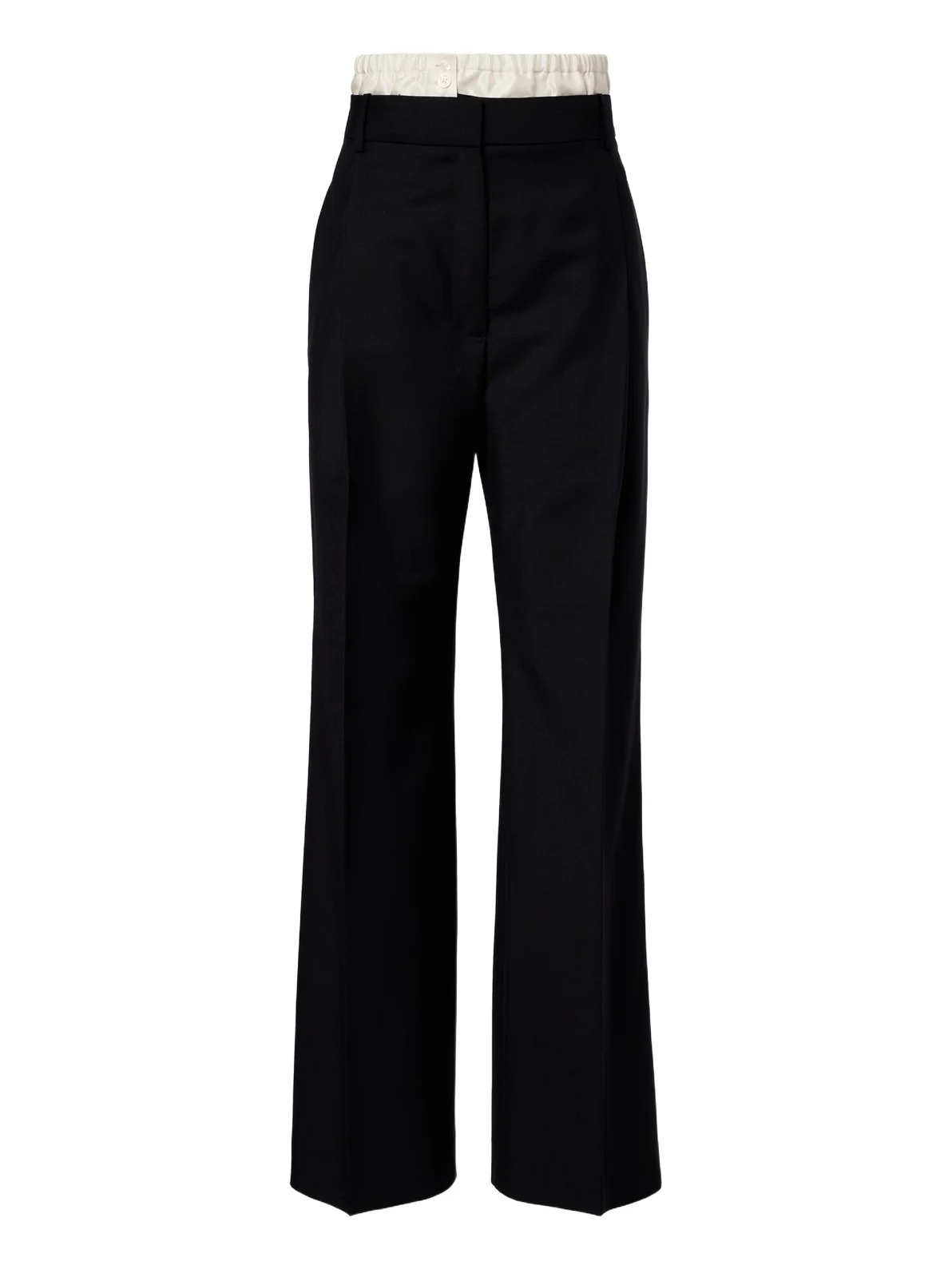 Róhe Layered wool and mohair wide-leg pants Róhe Layered wool and mohair wide-leg pants