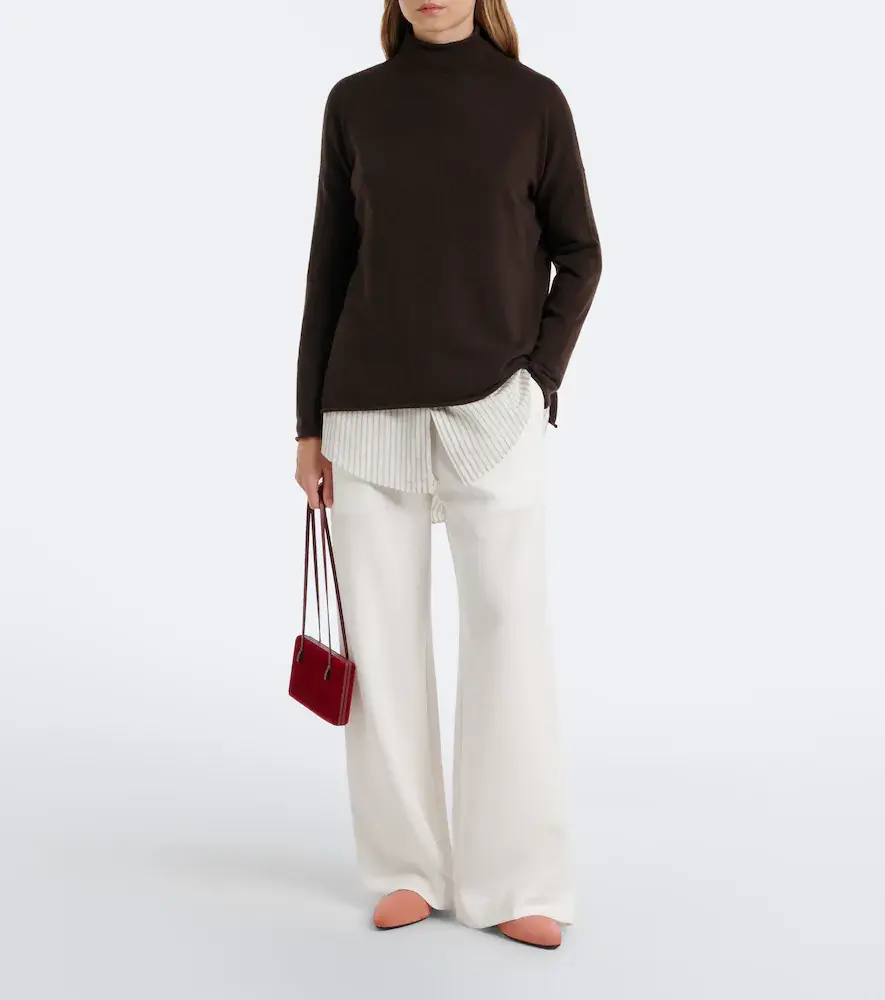 Jardin des Orangers Cashmere mock neck sweater | Thumbnail 6